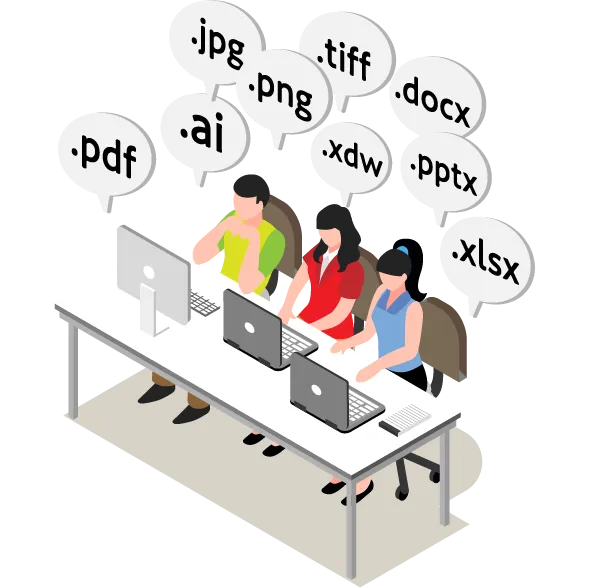 jpj tiff png pdf ai xdw docx pptx xlsa ファイルに対応